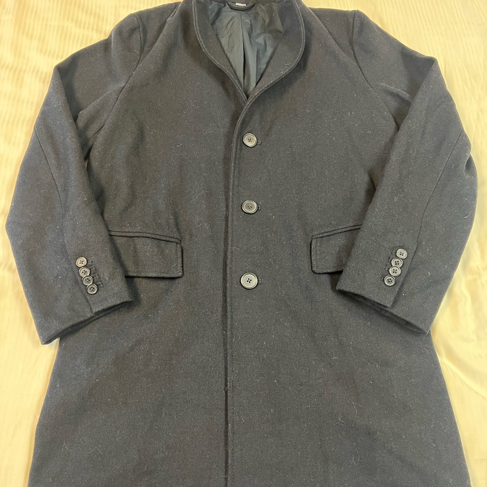 Old Navy Size M Men's Blue Wool Coat